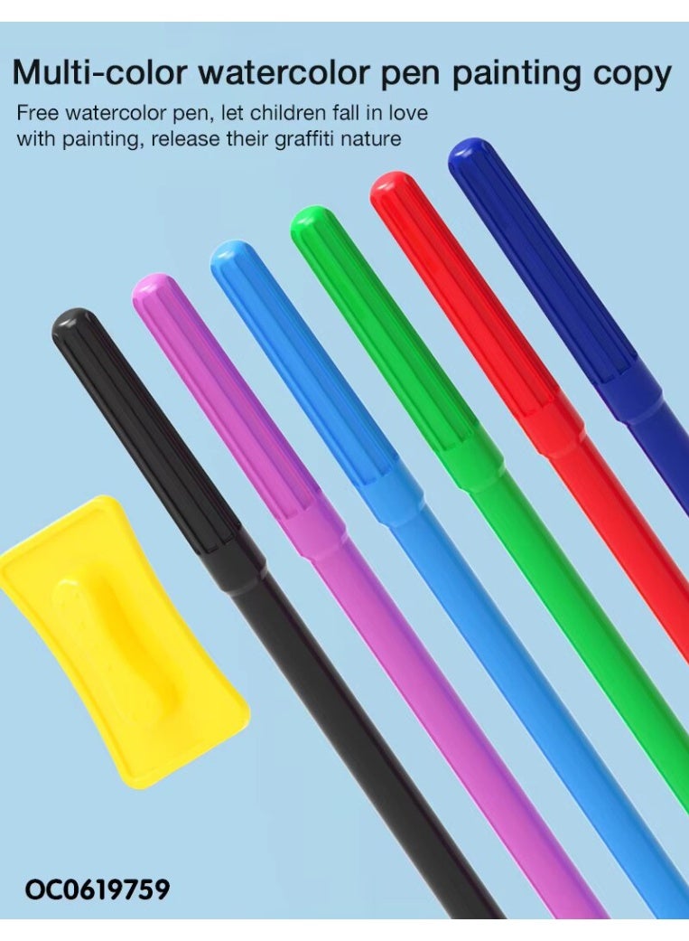 جهاز عرض للرسم للأطفال، لوحة تتبع ورسم مع إضاءة وموسيقى، سبّورة ذكية للأطفال للتعلم المبكر والكتابة، مكتب رسم LED وردي للأطفال من عمر 3 إلى 8 سنوات للبنين والبنات (وردي) - Image 4